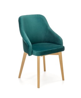 TOLEDO 2 chair, color: honey oak / MONOLITH 37