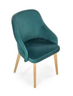 TOLEDO 2 chair, color: honey oak / MONOLITH 37