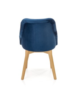 TOLEDO 2 chair, color: honey oak / MONOLITH 77