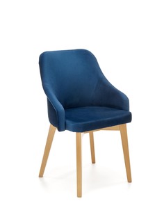 TOLEDO 2 chair, color: honey oak / MONOLITH 77
