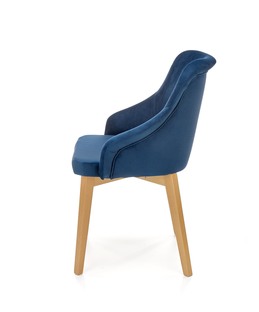 TOLEDO 2 chair, color: honey oak / MONOLITH 77