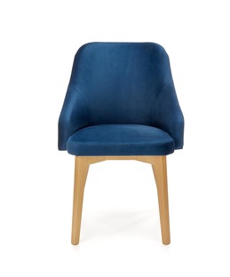 TOLEDO 2 chair, color: honey oak / MONOLITH 77