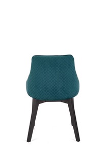 TOLEDO 3 chair, color: quilted velvet Karo 4 - MONOLITH 37