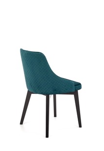 TOLEDO 3 chair, color: quilted velvet Karo 4 - MONOLITH 37