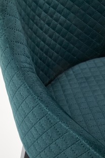 TOLEDO 3 chair, color: quilted velvet Karo 4 - MONOLITH 37