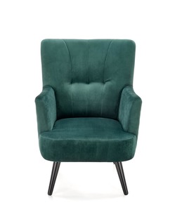 PAGONI chair color: dark green / black