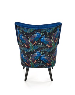 PAGONI chair color: dark blue / black