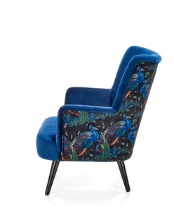 PAGONI chair color: dark blue / black