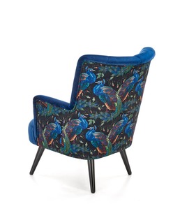 PAGONI chair color: dark blue / black