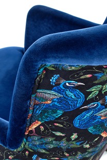PAGONI chair color: dark blue / black