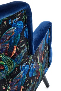 PAGONI chair color: dark blue / black