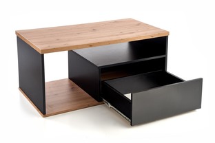 PANTERA c. table, color: wotan oak/black