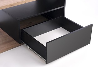 PANTERA c. table, color: wotan oak/black