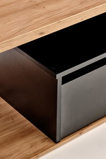PANTERA c. table, color: wotan oak/black