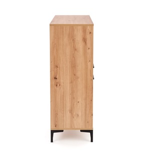 RAVEN KM-2 komoda dąb artisan/czarny (3p=1szt)