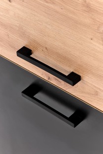 RAVEN KM-2 komoda dąb artisan/czarny (3p=1szt)