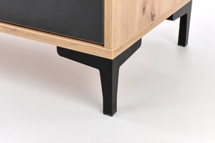 RAVEN KM-2 komoda dąb artisan/czarny (3p=1szt)
