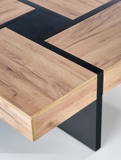 SEVILLA, c.table, craft oak / black