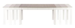 SEWERYN 160/300 cm extension table color: sonoma oak / white