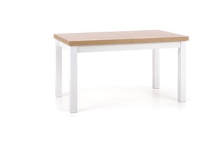 TIAGO stół rozkładany 140-220/80 blat: dąb sonoma, nogi: biały (2p=1szt)