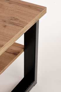 VENOM U coffee table color: votan oak/black