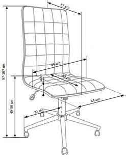 PORTO chair color: black