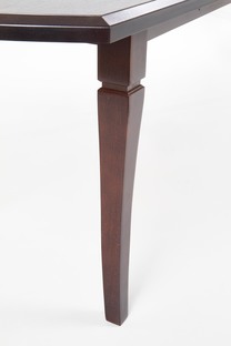 FRYDERYK 160/240 cm extension table color: dark walnut
