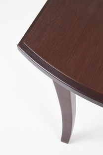 FRYDERYK 160/240 cm extension table color: dark walnut