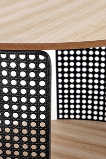 TRAFICA, c. table, natural - black