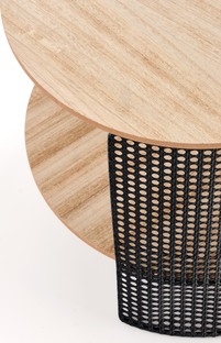 TRAFICA, c. table, natural - black