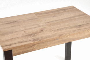 GINO table votan oak/black