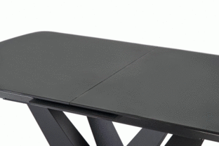 PATRIZIO table dark grey, leg black