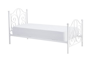 PANAMA 90 cm łóżko metalowe biały (2p=1szt)