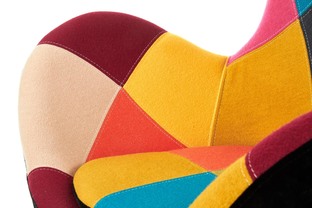 BUTTERFLY chair color: multicolored
