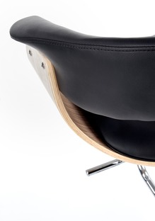 H45 bar stool color: light oak/black