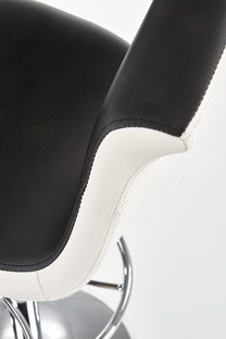H46 bar stool color: white/black