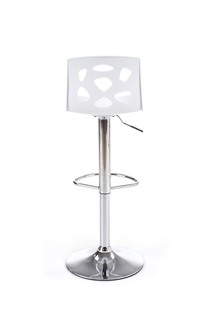 H48 bar stool color: white