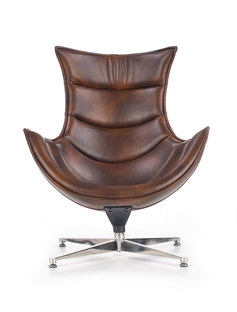 LUXOR leisure chair, color: dark brown