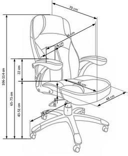 CARLOS chair color: black