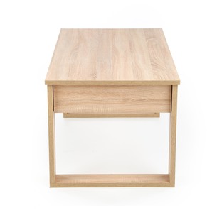 NEA c. table, color: sonoma oak