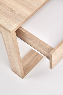 NEA c. table, color: sonoma oak