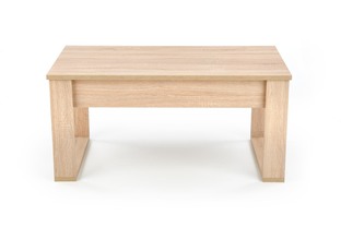 NEA c. table, color: sonoma oak