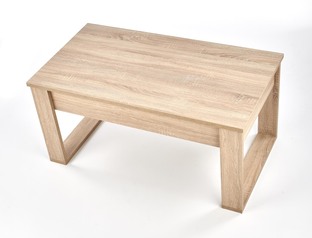 NEA c. table, color: sonoma oak