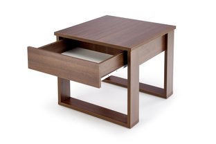 NEA SQUARE coffee table, dark walnut