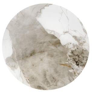 CECILIA_S coffee table, marble / grey / gold
