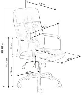 COLIN office chair grey