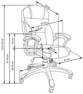DEMSOND 2 chair color: grey