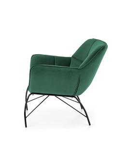 BELTON leisure chair color: dark green