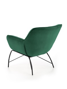 BELTON leisure chair color: dark green