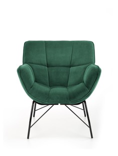 BELTON leisure chair color: dark green
